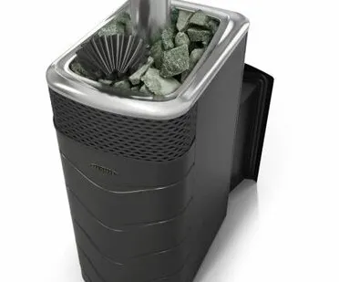 фото Печь для бани ТМФ Гейзер XXL 2017 Inox Витра закр.каменка антрацит