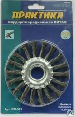 фото Кордщётка для МШУ радиальная витая 115х22,2 мм