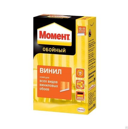 Фото №0 Клей обойный Момент Винил 250г