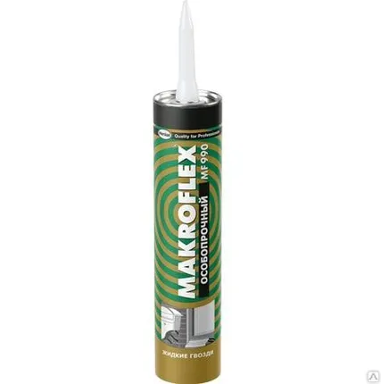Фото №0 МАКРОФЛЕКС MF990 клей особо прочный (0,432кг) Makroflex