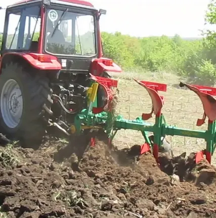 Фото №1 Плуг трехкорпусный навесной оборотный ПНО-3-35 (защита срезной болт)