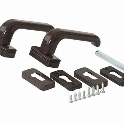 Фото №0 Гарнитур нажимной Elementis раздельный, коричневый