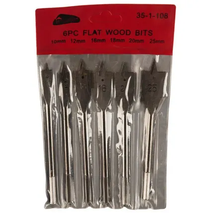 Фото №0 Набор сверл перьевых РемоКолор 35-1-108 6шт по дереву