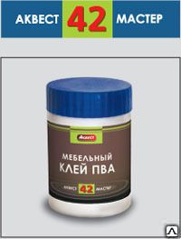 Фото №0 Клей ПВА мебельный. АКВЕСТ-42