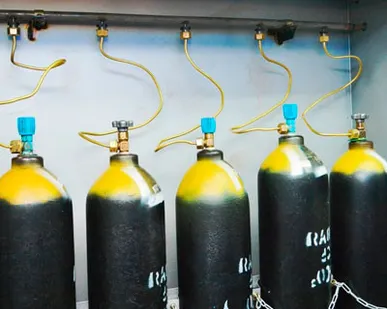 фото Сварочная смесь К50, заправка баллона газовой смесью 40л