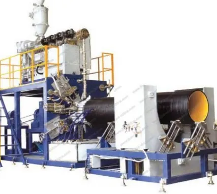 Фото №0 Экструзионная линия для производства крупнокалиберных пустотелых вьющихся труб ПНД в Москве