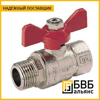 Фото №0 Кран шаровый NHV20-3/4 наружная резьба