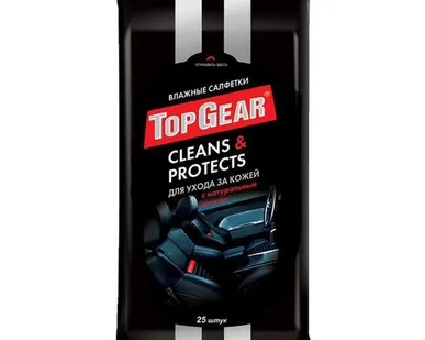 фото Салфетки влажные Top Gear №25 для кожаного салона, TG48237