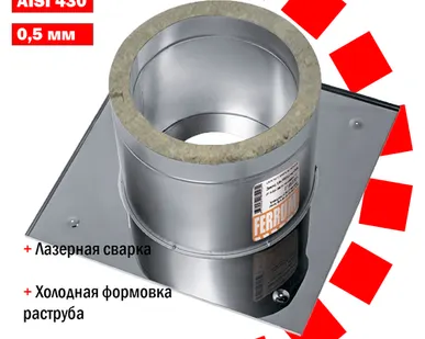 фото Потолочно-проходной узел 120 (утепление) Феррум