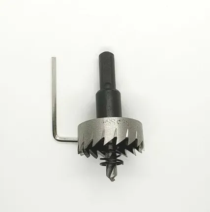 Фото №0 Коронка по металлу D 35мм из быстрорежущей стали HSS с направляющим сверлом