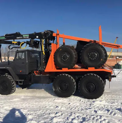 Фото №3 Лесовоз Урал 55571-70, с манипулятором Омтл-70.02    2020 г.в. Лизинг