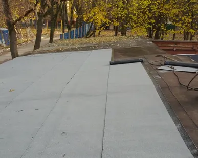 фото Ремонт крыш гаражей.