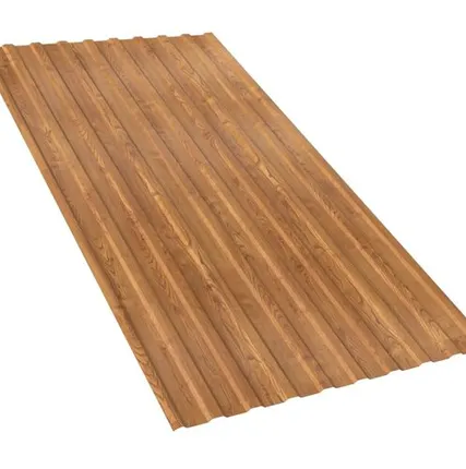 Фото №0 Профнастил МП 20 PRINT Орех 0,4 мм