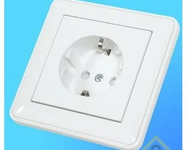 фото Розетка 1-м СП W59 16А без .защ.шт. бел. SchE RS16-151-18АКЦИЯ!