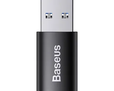 фото Адаптер-переходник Baseus Ingenuity Series Mini OTG (Type-C to USB 3.1) чёрный