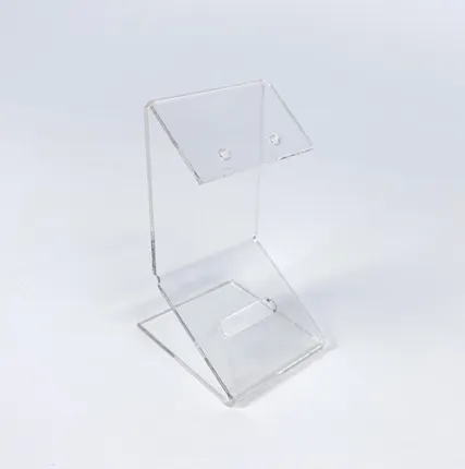 Фото №0 Подставка под серьги и кольцо 80х40х50мм, прозрачный