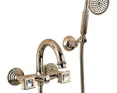 фото Смеситель для ванны бронза, ручки металл Cezares Olimp OLIMP-VD-02-Sw Cezar