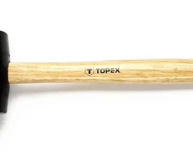 фото Киянка TOPEX резин. 58 мм, 450 г., деревян.рукоятка