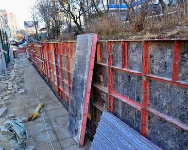 фото Устройство подпорных стен