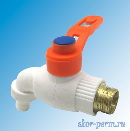Фото №1 Кран водоразборный 15 (1/2&quot;) PPRC (Турция)
