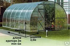 Фото №0 Лист сотового поликарбоната 2,1м*6м (S=12,6 м.кв) 04мм б/цв