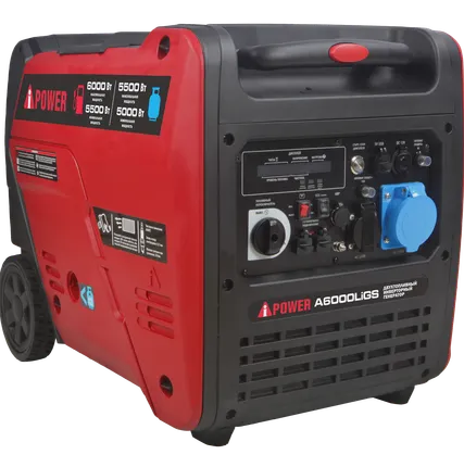 Фото №0 Инверторный бензиновый генератор A-iPower A6000LiGS