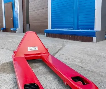 фото Гидравлическая складская тележка, рохля, г/п 3 тонны, полиуретан