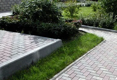 фото Бордюр садовый П-5,
1000х80 мм, h 200 мм