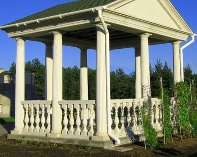 фото Устройство террасы из стеклофибробетона