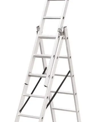 Фото №0 Лестница тройная приставная (3 секции по 7 стуненей ) LA3107 ( 2-4,2м )