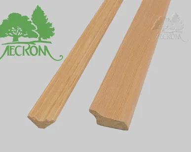 фото Галтель лиственница 17*34 Сорт С (плинтус потолочно стеновой)