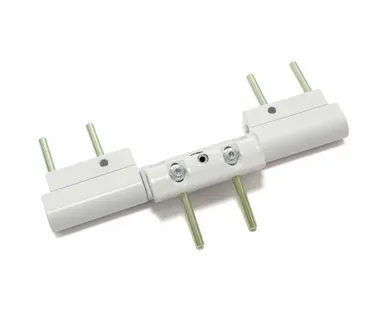 фото Петля Maxbar KT-RKN 16.5-26 мм, Белый (RAL9016) 3-х секционная