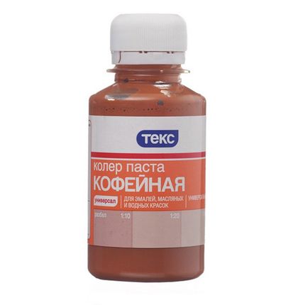 Фото №0 Колеровочная паста №10 кофейная Текс 0,1л