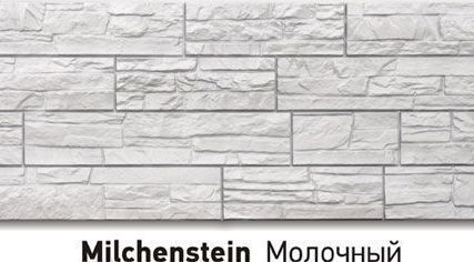 Фото №0 Фасадная панель Stein Молочный Дёке