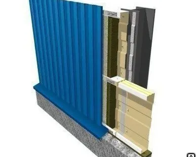 фото Стеновая трехслойная сэндвич-панель Airpanel с креплением S-fix 120мм