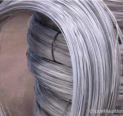 Фото №0 Проволока оцинкованная 10 мм О-2ц ГОСТ 3282-74