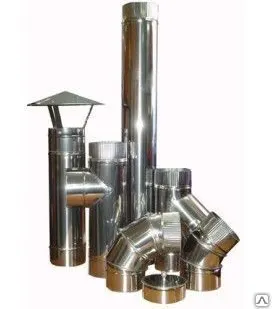 фото Оголовок дефлектор 100x170 (304 0,5/оцинк 0,5)