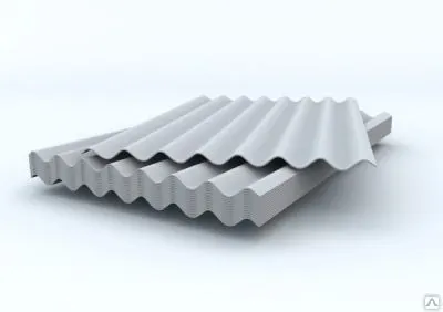 Фото №0 Шифер 1,10х1,75х6мм (6 волн)