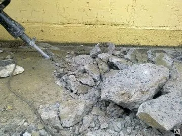 Фото №0 Демонтаж бетонного пола