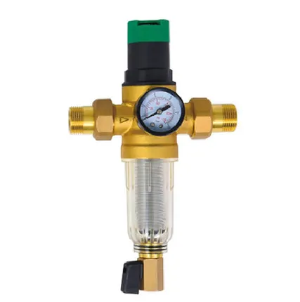 Фото №0 Фильтр B-01 с редуктором и манометром стекл. корпус 1/2"