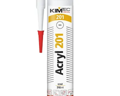 фото KIM TEC 201 Герметик акриловый 280 мл белый (02-04-71)