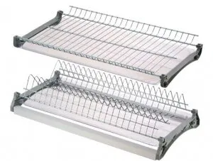 фото 4605 Сушка 400 хром 2хуровн с алюм рамкой в индивид упак