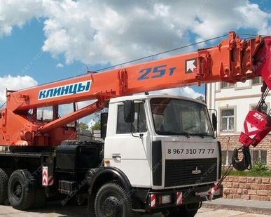 фото Аренда автокрана (автомобильного крана) Клинцы КС-55713-6К-1, Новороссийск