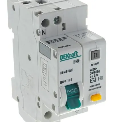 Фото №0 Автомат дифференциальный (АВДТ) DEKraft