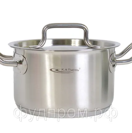 Фото №0 Кастрюля 2л (общепит) d16 h-10  металл.кр ТРС  КТ-ОБ-02