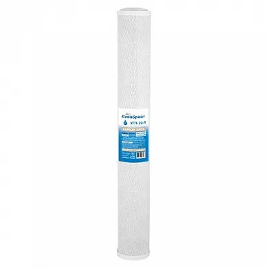 Фото №0 Картридж АКВАБРАЙТ карбон блок УГП-20-Л SL20 СОРБЦИОН