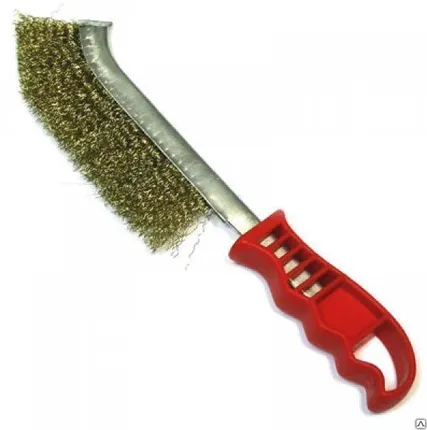 Фото №0 Щетка металлическая 1ряд для зачистки стальн/плс.руч.