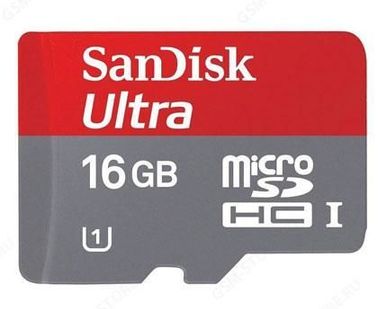 фото Карта памяти SanDisk Ultra microSDHC 16GB