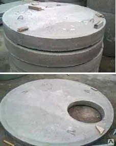 Фото №0 Плита перекрытия колодцев и камер ПО2