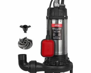 фото Насос дренажный с реж. ножом CUT-1500 нерж. (1500Вт., 35мм.) JEMIX